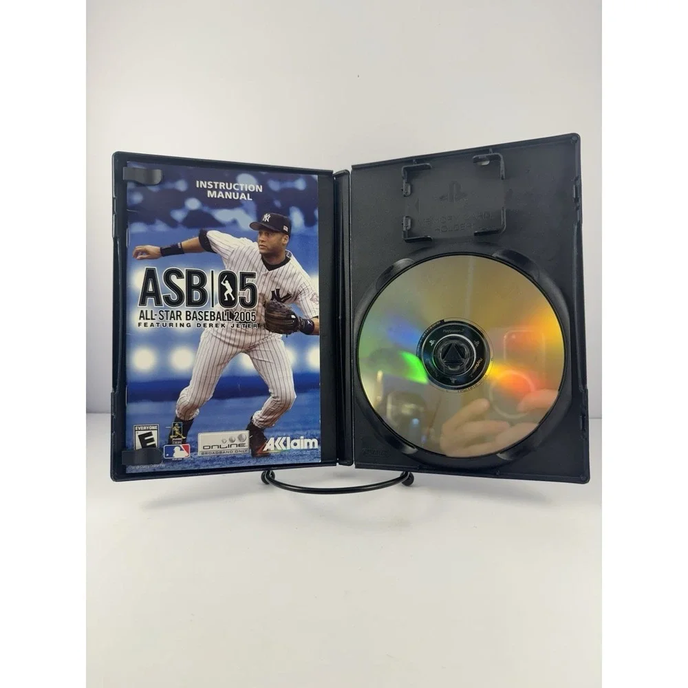 Playstation 2 All-Star Baseball 2005‎ Video Game W/ Manual (Rental Version)
